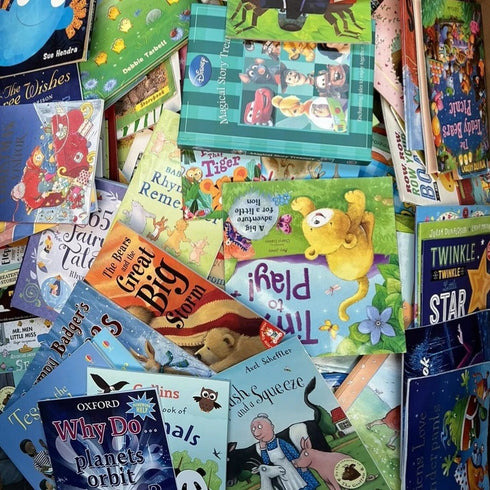 Bulk Lot of 50 Children's Paperback Picture Books - Assorted Random Mix